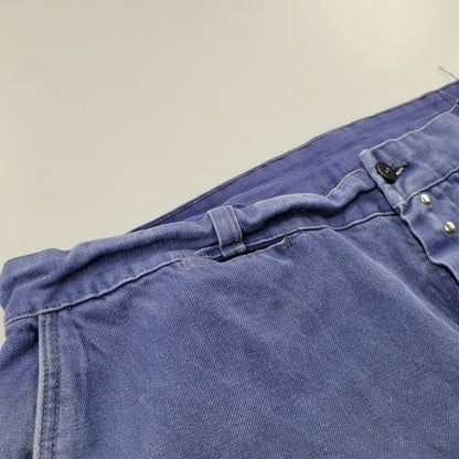 【現状渡し品】【メンズ】 USED EURO VINTAGE ユーロヴィンテージ CLONDIOUS LAFONT BLUE MOLESKIN PAINTER PANTS モールスキン ペインター パンツ ボトムス 157-251007-as-09-izu カラー：ブルー系 万代Net店