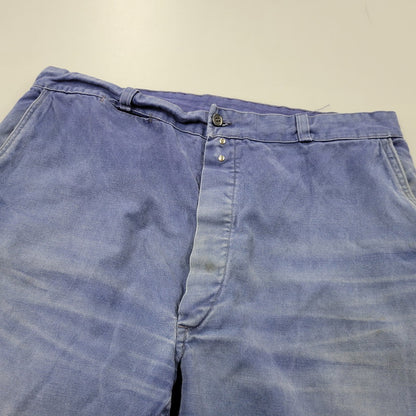 【現状渡し品】【メンズ】 USED EURO VINTAGE ユーロヴィンテージ CLONDIOUS LAFONT BLUE MOLESKIN PAINTER PANTS モールスキン ペインター パンツ ボトムス 157-251007-as-09-izu カラー：ブルー系 万代Net店