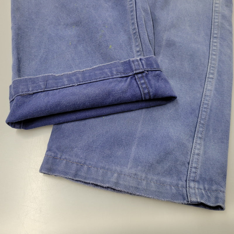 【現状渡し品】【メンズ】 USED EURO VINTAGE ユーロヴィンテージ CLONDIOUS LAFONT BLUE MOLESKIN PAINTER PANTS モールスキン ペインター パンツ ボトムス 157-251007-as-09-izu カラー：ブルー系 万代Net店