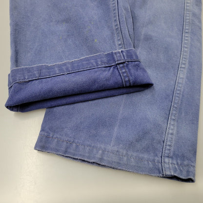 【現状渡し品】【メンズ】 USED EURO VINTAGE ユーロヴィンテージ CLONDIOUS LAFONT BLUE MOLESKIN PAINTER PANTS モールスキン ペインター パンツ ボトムス 157-251007-as-09-izu カラー：ブルー系 万代Net店