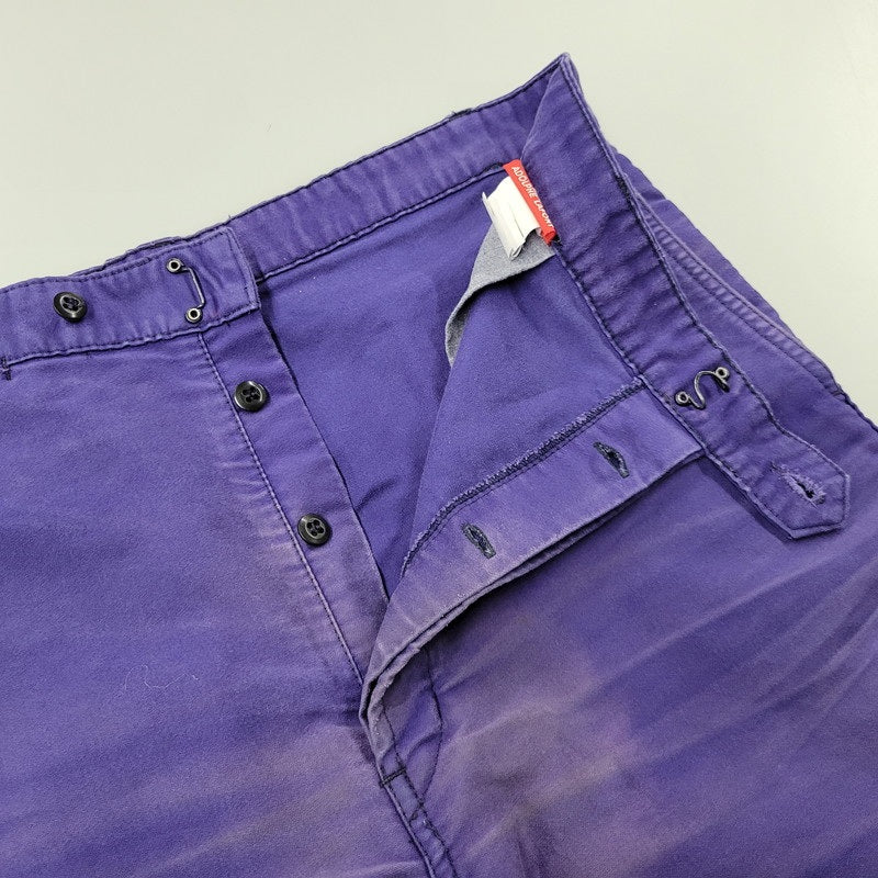 【現状渡し品】【メンズ】 USED EURO VINTAGE ユーロヴィンテージ ADOLPHE LAFONT FRENCH WORK PANTS アドルフラフォン フレンチ ワークパンツ ボトムス 157-251007-as-08-izu カラー：パープル系 万代Net店
