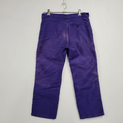 【現状渡し品】【メンズ】 USED EURO VINTAGE ユーロヴィンテージ ADOLPHE LAFONT FRENCH WORK PANTS アドルフラフォン フレンチ ワークパンツ ボトムス 157-251007-as-08-izu カラー：パープル系 万代Net店