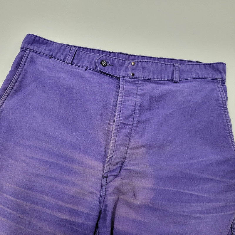 【現状渡し品】【メンズ】 USED EURO VINTAGE ユーロヴィンテージ ADOLPHE LAFONT FRENCH WORK PANTS アドルフラフォン フレンチ ワークパンツ ボトムス 157-251007-as-08-izu カラー：パープル系 万代Net店