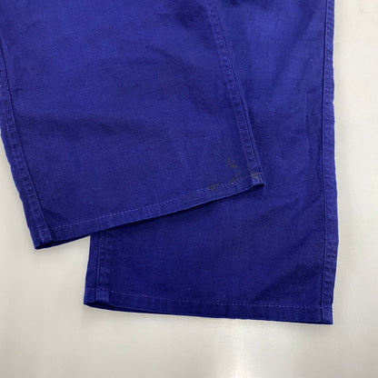 【中古品】【メンズ】 EURO VINTAGE ユーロヴィンテージ EURO WORK PANTS ユーロ ワーク パンツ 157-260110-kh-05-izu サイズ：54 カラー：ブルー 万代Net店