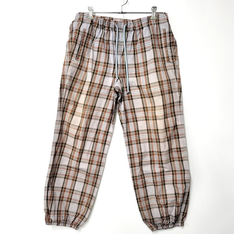 【現状渡し品】【メンズ】 PLAID EASY PANTS FTC019SUMBO1 イージー パンツ チェック柄 ズボン ボトムス 153-260105-ay-06-izu サイズ：XL カラー：マルチ 万代Net店