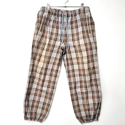 【現状渡し品】【メンズ】 PLAID EASY PANTS FTC019SUMBO1 イージー パンツ チェック柄 ズボン ボトムス 153-260105-ay-06-izu サイズ：XL カラー：マルチ 万代Net店