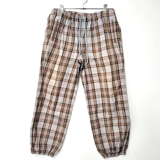 【現状渡し品】【メンズ】 PLAID EASY PANTS FTC019SUMBO1 イージー パンツ チェック柄 ズボン ボトムス 153-260105-ay-06-izu サイズ：XL カラー：マルチ 万代Net店