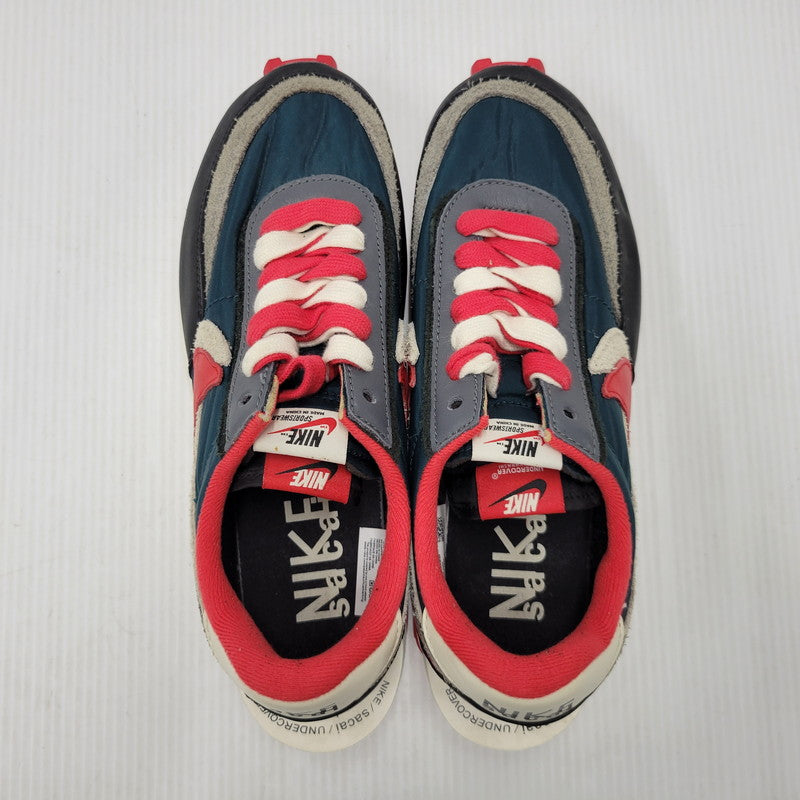 【中古品】【メンズ】 NIKE ナイキ × UNDERCOVER アンダーカバー × SACAI サカイ LD WAFFLE DJ4877-300 LD ワッフル 160-251007-as-14-izu サイズ：26.5cm カラー：MIDNIGHT SPRUCE/PALE IVORY-DARK GREY-UNIVERSITY RED 万代Net店