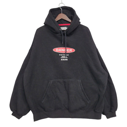 【中古品】【メンズ】 TIGHTBOOTH タイトブース × BLACK EYE PATCH ブラックアイパッチ HOODED SWEATSHIRT フーデッド スウェットシャツ パーカー 長袖 トップス 142-251008-as-06-izu サイズ：L カラー：ブラック 万代Net店