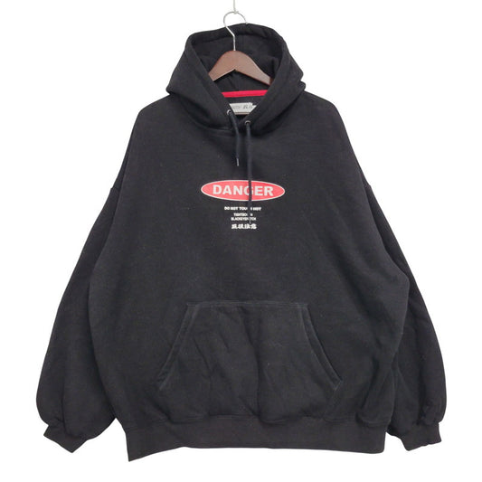 【中古品】【メンズ】 TIGHTBOOTH タイトブース × BLACK EYE PATCH ブラックアイパッチ HOODED SWEATSHIRT フーデッド スウェットシャツ パーカー 長袖 トップス 142-251008-as-06-izu サイズ：L カラー：ブラック 万代Net店