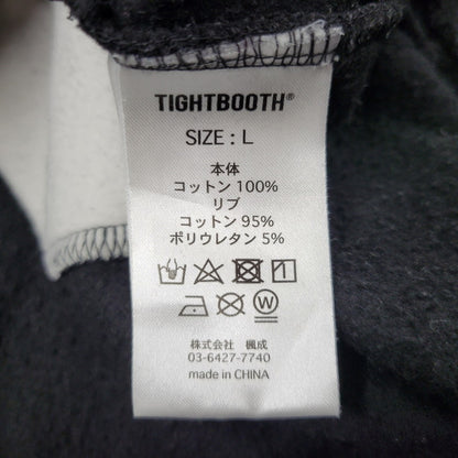 【中古品】【メンズ】 TIGHTBOOTH タイトブース × BLACK EYE PATCH ブラックアイパッチ HOODED SWEATSHIRT フーデッド スウェットシャツ パーカー 長袖 トップス 142-251008-as-06-izu サイズ：L カラー：ブラック 万代Net店