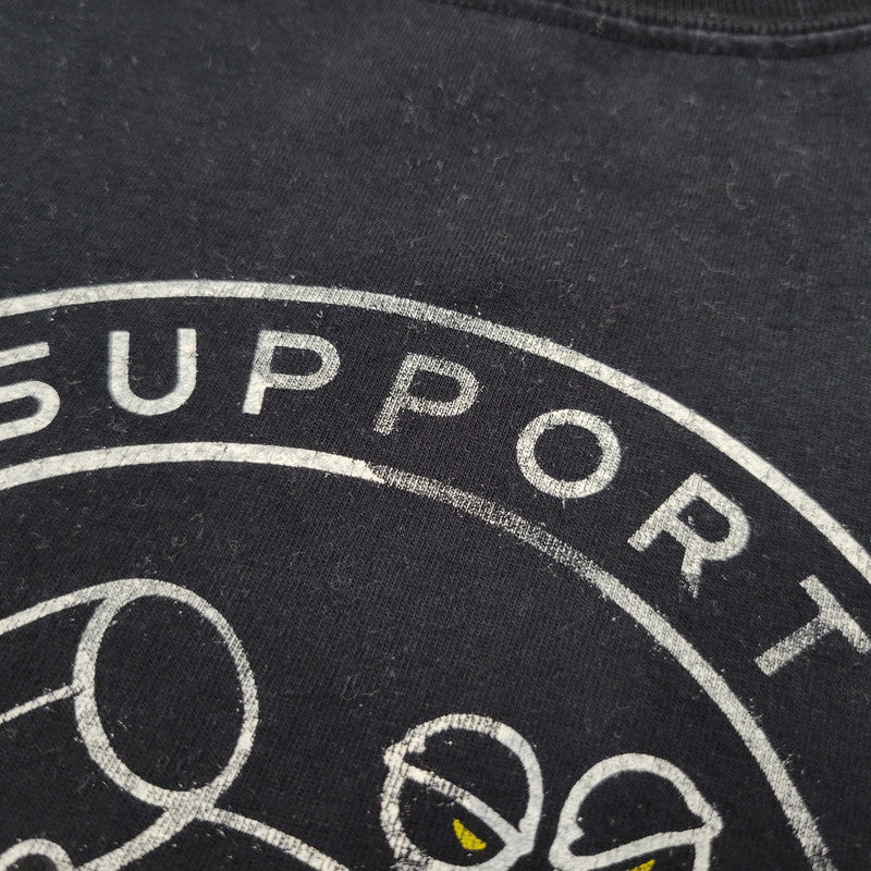 【中古品】【メンズ】 TEAM SUPPORT LAND SNAIL RACING SS TEE レーシング ショートスリーブ Tシャツ 半袖 トップス 142-260106-as-04-izu サイズ：2 カラー：ブラック 万代Net店