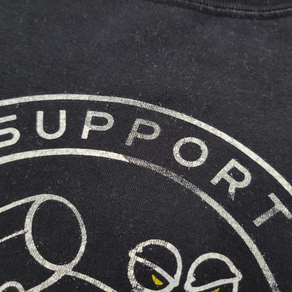 【中古品】【メンズ】 TEAM SUPPORT LAND SNAIL RACING SS TEE レーシング ショートスリーブ Tシャツ 半袖 トップス 142-260106-as-04-izu サイズ：2 カラー：ブラック 万代Net店
