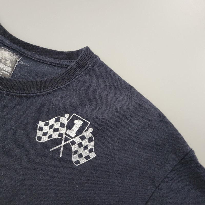 【中古品】【メンズ】 TEAM SUPPORT LAND SNAIL RACING SS TEE レーシング ショートスリーブ Tシャツ 半袖 トップス 142-260106-as-04-izu サイズ：2 カラー：ブラック 万代Net店