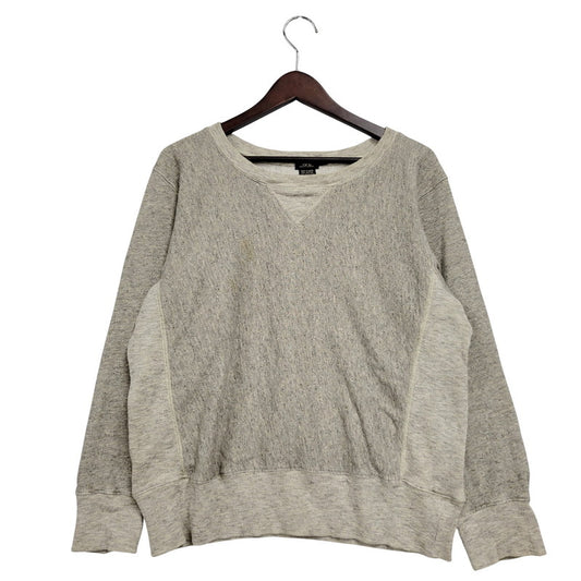 【中古品】【メンズ】 RRL ダブルアールエル 前V SWEATSHIRT GRAY スウェットシャツ トレーナー 長袖 トップス 145-251010-km-04-izu サイズ：4 カラー：グレー 万代Net店