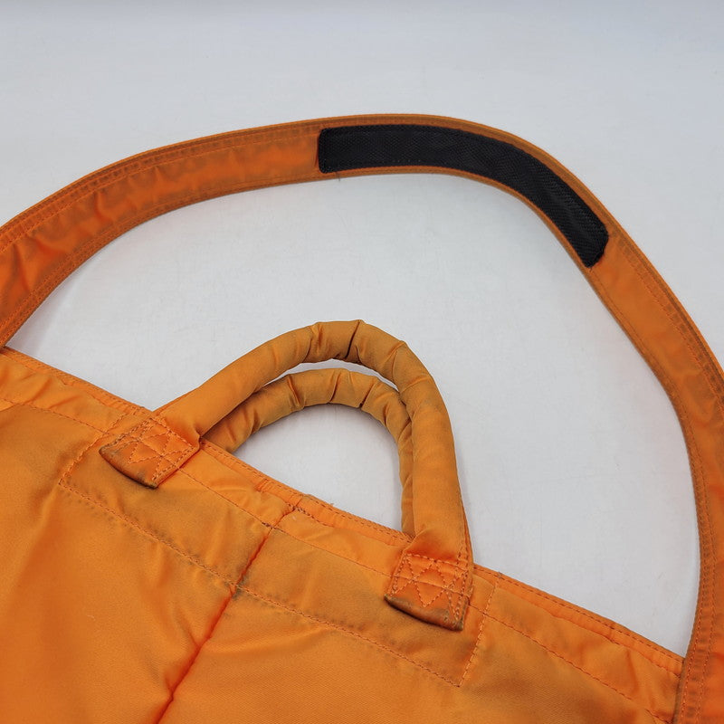 【現状渡し品】【メンズ/レディース】 PORTER ポーター 80TH ANNIVERSARY TANKER HELMET BAG タンカー ヘルメットバッグ カバン 鞄 188-251008-as-19-izu カラー：オレンジ 万代Net店