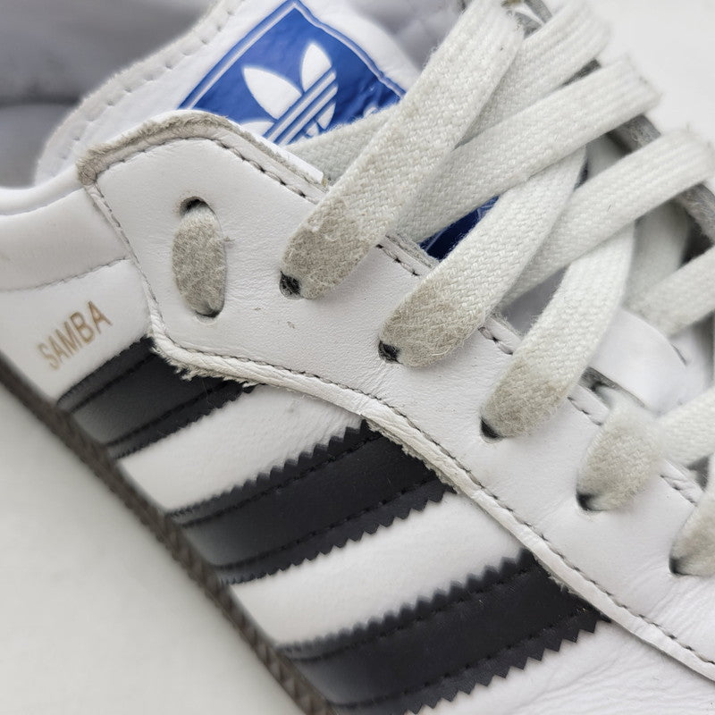 【中古品】【メンズ】 adidas アディダス B75806 SAMBA OG サンバ CLOUD WHITE/CORE BLACK/CLEAR GRANITE 靴 スニーカー シューズ 161-251010-km-02-izu サイズ：26.5cm カラー：CLOUD WHITE/CORE BLACK/CLEAR GRANITE 万代Net店