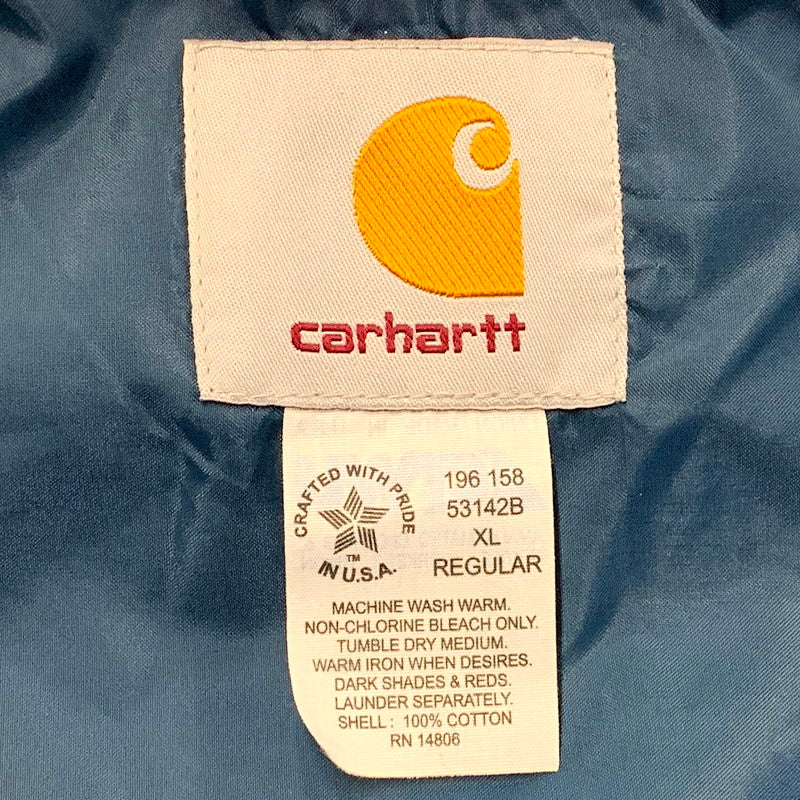 【中古品】【メンズ】 Carhartt カーハート USA製 SAFARI JACKET サファリ ジャケット アウター 146-251011-ya-16-izu サイズ：XL カラー：ベージュ 万代Net店