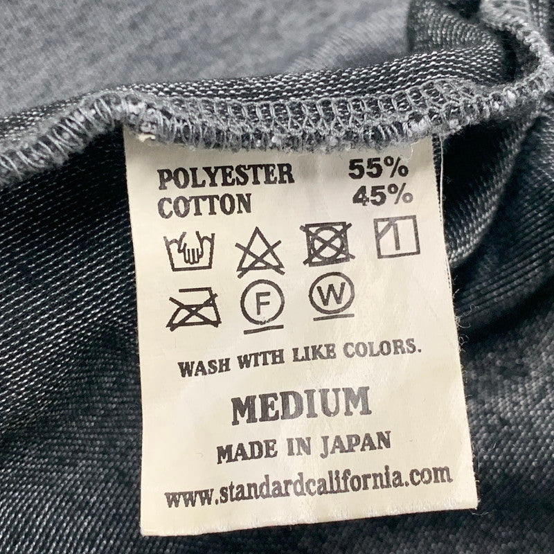 【中古品】【メンズ】 LOGO PRINT LS TEE ロゴ プリント ロングスリーブ Tシャツ トップス 半袖 140-260103-ya-03-izu サイズ：M カラー：グレー 万代Net店