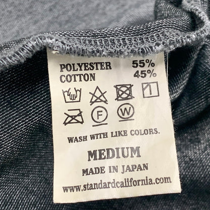 【中古品】【メンズ】 LOGO PRINT LS TEE ロゴ プリント ロングスリーブ Tシャツ トップス 半袖 140-260103-ya-03-izu サイズ：M カラー：グレー 万代Net店