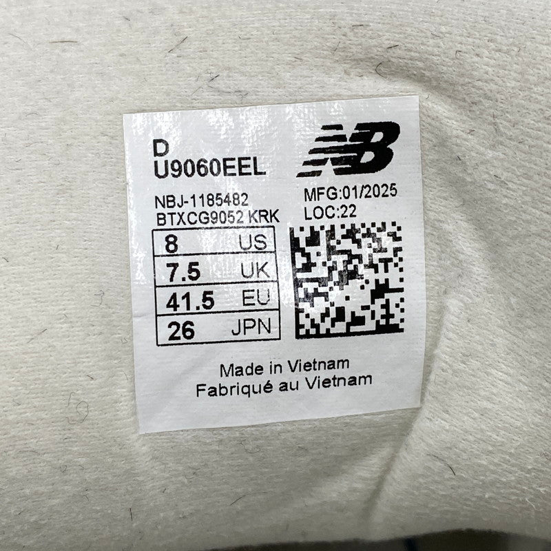 【中古品】【メンズ/レディース】 NEWBALANCE ニューバランス U9060EEL 9060 スニーカー 靴 162-251011-cs-04-izu サイズ：26cm カラー：GRAY MATTER/BLUE 万代Net店