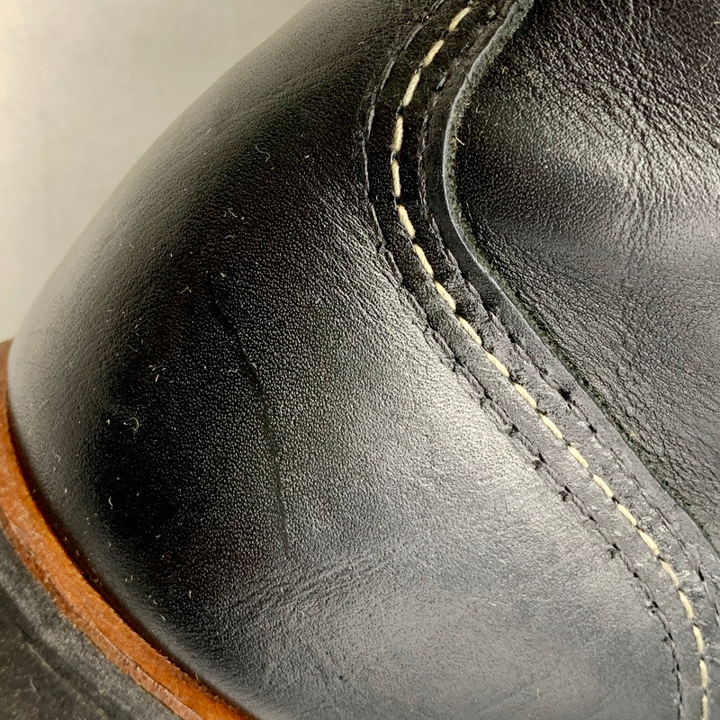【中古品】【メンズ】 RED WING レッドウィング IRON RANGER 8084 アイアンレンジャー 刺繍羽タグ USA製 ブーツ シューズ 靴 164-251009-as-03-izu サイズ：27.5cm カラー：ブラック 万代Net店