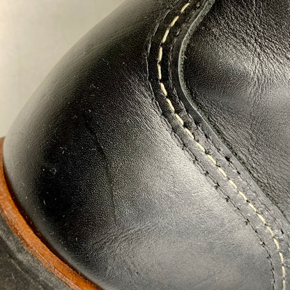 【中古品】【メンズ】 RED WING レッドウィング IRON RANGER 8084 アイアンレンジャー 刺繍羽タグ USA製 ブーツ シューズ 靴 164-251009-as-03-izu サイズ：27.5cm カラー：ブラック 万代Net店