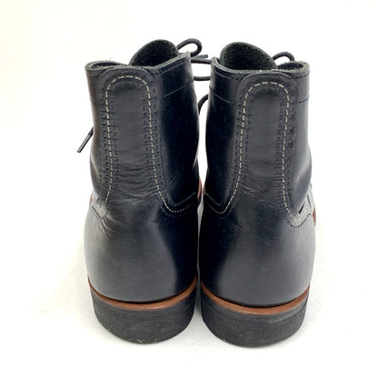 【中古品】【メンズ】 RED WING レッドウィング IRON RANGER 8084 アイアンレンジャー 刺繍羽タグ USA製 ブーツ シューズ 靴 164-251009-as-03-izu サイズ：27.5cm カラー：ブラック 万代Net店