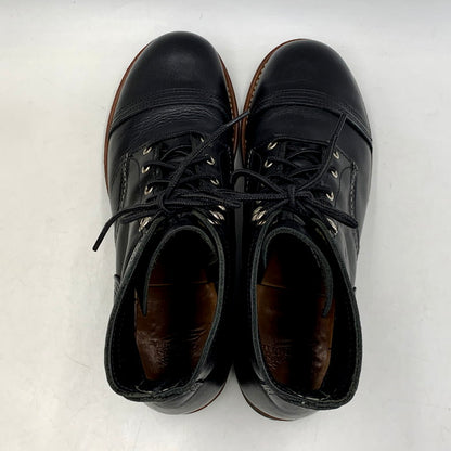 【中古品】【メンズ】 RED WING レッドウィング IRON RANGER 8084 アイアンレンジャー 刺繍羽タグ USA製 ブーツ シューズ 靴 164-251009-as-03-izu サイズ：27.5cm カラー：ブラック 万代Net店