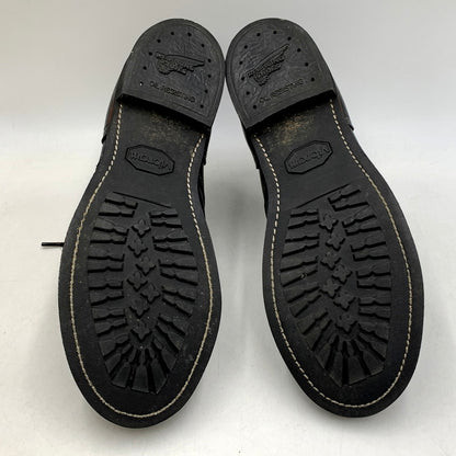 【中古品】【メンズ】 RED WING レッドウィング IRON RANGER 8084 アイアンレンジャー 刺繍羽タグ USA製 ブーツ シューズ 靴 164-251009-as-03-izu サイズ：27.5cm カラー：ブラック 万代Net店