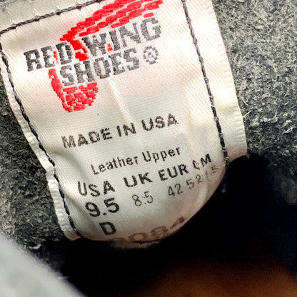 【中古品】【メンズ】 RED WING レッドウィング IRON RANGER 8084 アイアンレンジャー 刺繍羽タグ USA製 ブーツ シューズ 靴 164-251009-as-03-izu サイズ：27.5cm カラー：ブラック 万代Net店