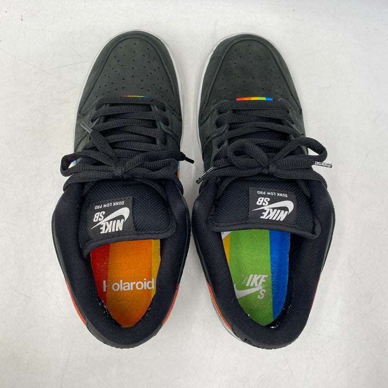 【中古品】【メンズ/レディース】 NIKE SB×POLAROID ナイキエスビー×ポラロイド DH7722-001 DUNK LOW PRO QS ダンク ロー プロ スニーカー 靴 160-251011-cs-10-izu サイズ：26cm カラー：BLACK/WHITE 万代Net店