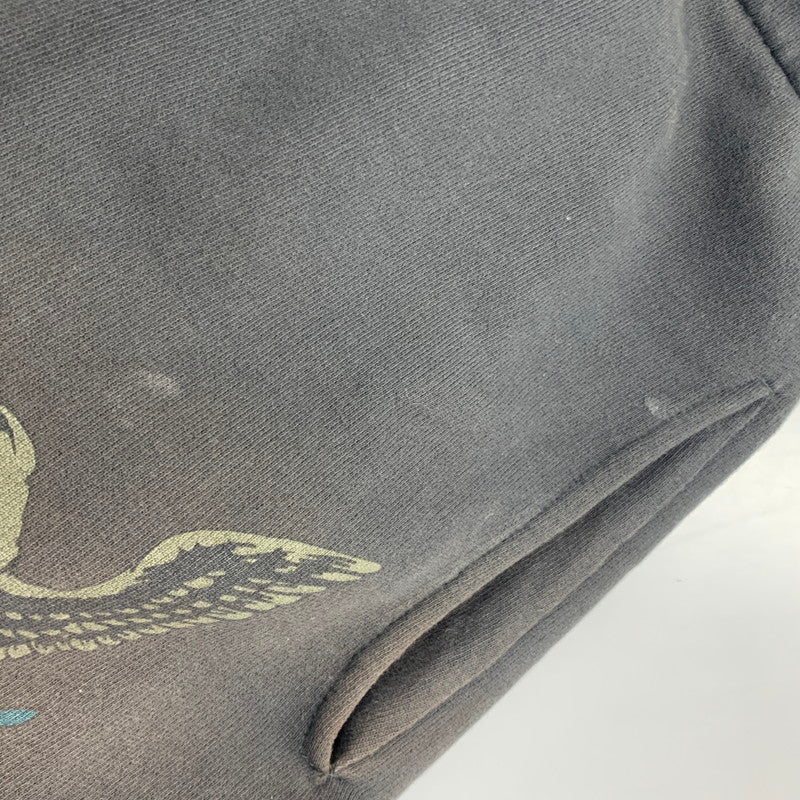 【現状渡し品】【メンズ】 YEEZY SEASON6 CALABASAS イージーシーズン6 カラバサス LOST HILLS SWEAT SHORTS ロストヒルズ スウェットショーツ 半ズボン ショートパンツ 153-251011-ya-11-izu サイズ：L カラー：チャコールグレー 万代Net店