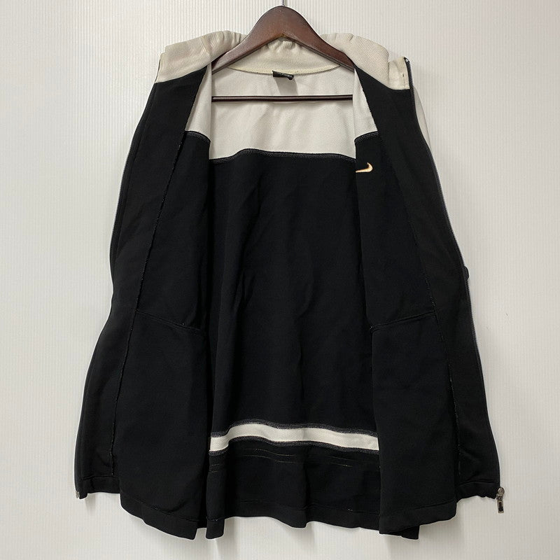 【中古品】【メンズ】 NIKE ナイキ 日本製 90S JERSEY TRACK JACKET ジャージー トラック ジャケット アウター 146-251029-cs-12-izu サイズ：L カラー：ブラック×ホワイト×イエロー 万代Net店