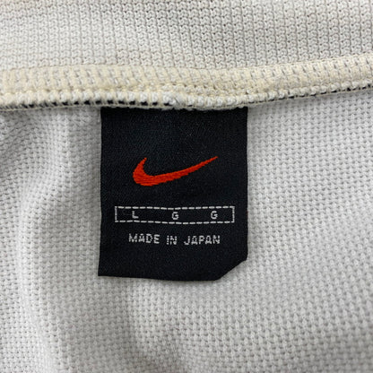 【中古品】【メンズ】 NIKE ナイキ 日本製 90S JERSEY TRACK JACKET ジャージー トラック ジャケット アウター 146-251029-cs-12-izu サイズ：L カラー：ブラック×ホワイト×イエロー 万代Net店