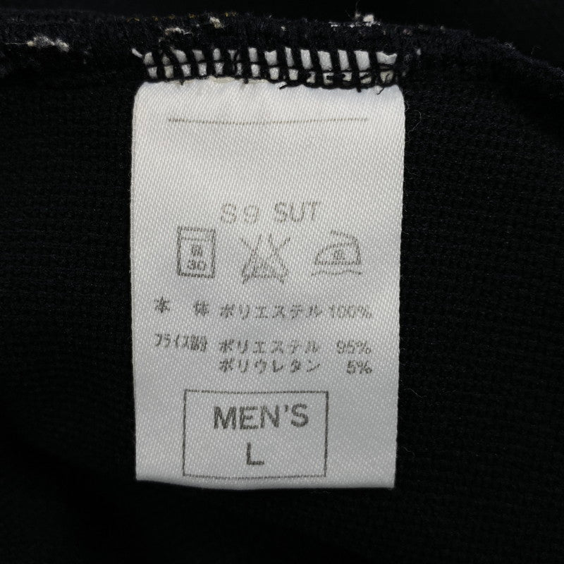 【中古品】【メンズ】 NIKE ナイキ 日本製 90S JERSEY TRACK JACKET ジャージー トラック ジャケット アウター 146-251029-cs-12-izu サイズ：L カラー：ブラック×ホワイト×イエロー 万代Net店