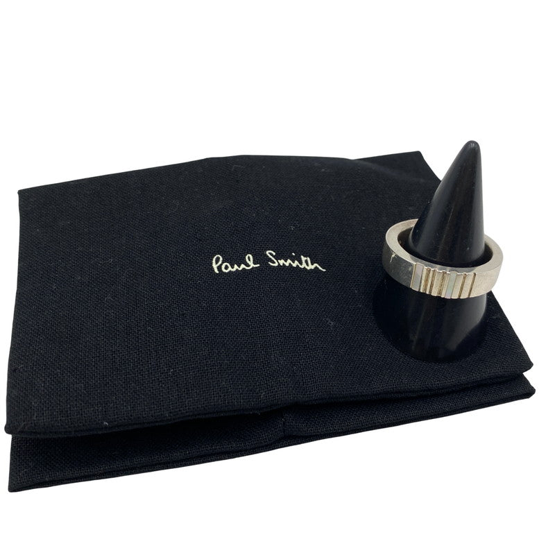 【中古品】【メンズ/レディース】 Paul Smith ポール・スミス BARCODE RING 925 バーコード リング 指輪 アクセサリー 192-251011-as-06-izu サイズ：17 カラー：シルバー 万代Net店
