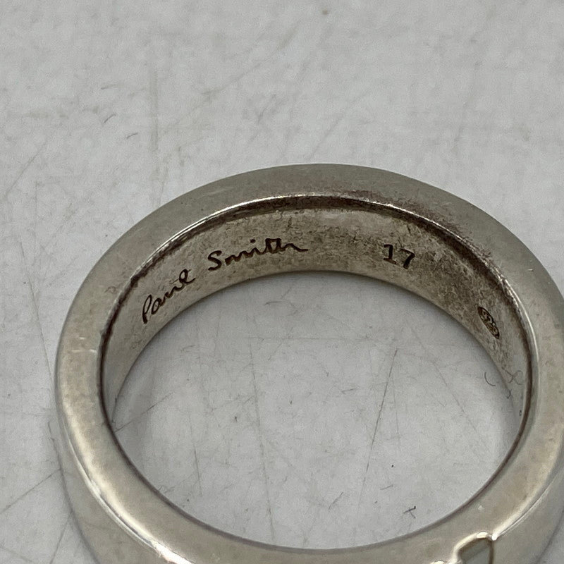 【中古品】【メンズ/レディース】 Paul Smith ポール・スミス BARCODE RING 925 バーコード リング 指輪 アクセサリー 192-251011-as-06-izu サイズ：17 カラー：シルバー 万代Net店