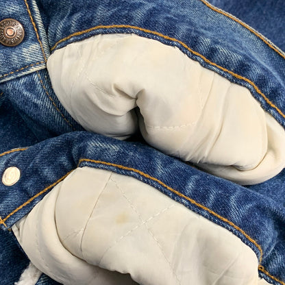 【中古品】【メンズ】 70608-0216 USA製 80S BOA DENIM JACKET ボア デニム ジャケット アウター 146-251011-ya-06-izu サイズ：38 カラー：インディゴ 万代Net店