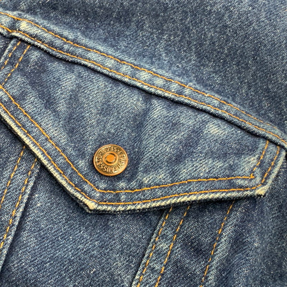 【中古品】【メンズ】 70608-0216 USA製 80S BOA DENIM JACKET ボア デニム ジャケット アウター 146-251011-ya-06-izu サイズ：38 カラー：インディゴ 万代Net店