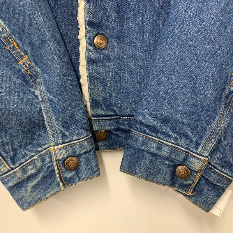 【中古品】【メンズ】 70608-0216 USA製 80S BOA DENIM JACKET ボア デニム ジャケット アウター 146-251011-ya-06-izu サイズ：38 カラー：インディゴ 万代Net店