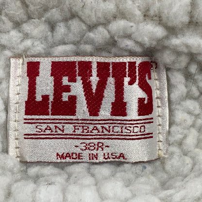 【中古品】【メンズ】 70608-0216 USA製 80S BOA DENIM JACKET ボア デニム ジャケット アウター 146-251011-ya-06-izu サイズ：38 カラー：インディゴ 万代Net店