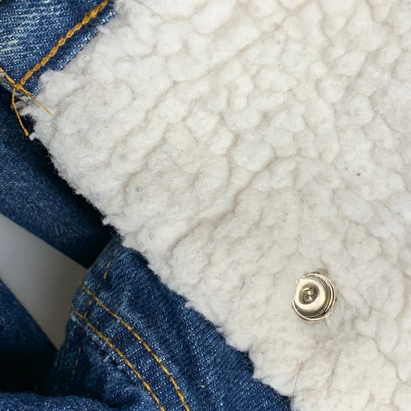 【中古品】【メンズ】 70608-0216 USA製 80S BOA DENIM JACKET ボア デニム ジャケット アウター 146-251011-ya-06-izu サイズ：38 カラー：インディゴ 万代Net店