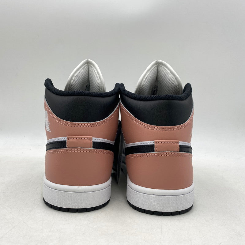 【中古美品】【メンズ】 NIKE ナイキ DQ8426-100 AIR JORDAN 1 MID エアジョーダン ワン ミッド スニーカー 靴 160-251011-cs-01-izu サイズ：26.5cm カラー：WHITE/RUST PINK/BLACK 万代Net店