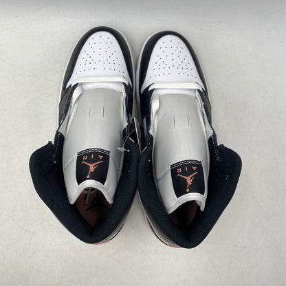 【中古美品】【メンズ】 NIKE ナイキ DQ8426-100 AIR JORDAN 1 MID エアジョーダン ワン ミッド スニーカー 靴 160-251011-cs-01-izu サイズ：26.5cm カラー：WHITE/RUST PINK/BLACK 万代Net店