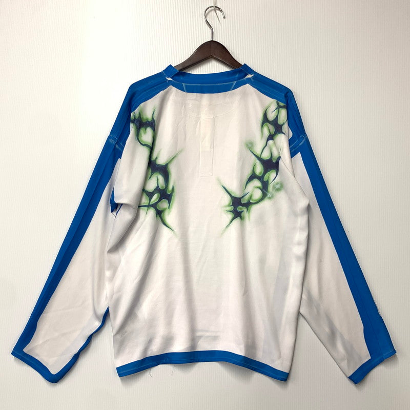 【中古品】【メンズ】 0SPDH T-OLAVI-A-SER-GRAFFITI-JAP T オーラヴィ A Ser グラフィティ Jap LS ロングスリーブ PULLOVER SHIRT プルオーバー シャツ トップス 長袖 141-251011-ya-02-izu サイズ：M カラー：白 万代Net店