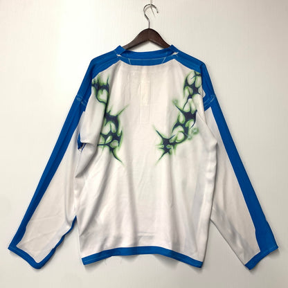 【中古品】【メンズ】 0SPDH T-OLAVI-A-SER-GRAFFITI-JAP T オーラヴィ A Ser グラフィティ Jap LS ロングスリーブ PULLOVER SHIRT プルオーバー シャツ トップス 長袖 141-251011-ya-02-izu サイズ：M カラー：白 万代Net店