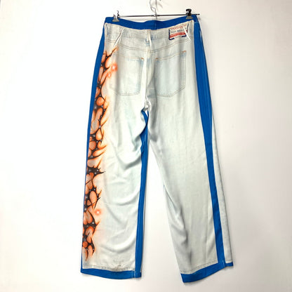 【中古品】【メンズ】 0SPDH P-AFTER-GRAFFITI-JAP P アフター グラフィティ Jap EASY PANTS イージーパンツ ズボン ボトムス 152-251011-ya-03-izu サイズ：L カラー：ライトブルー 万代Net店