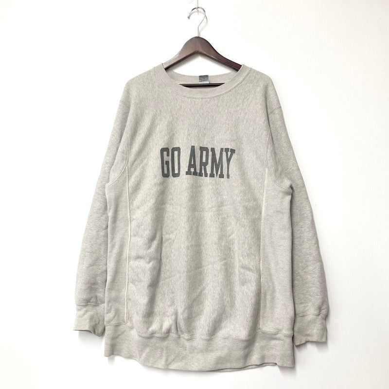 【中古品】【メンズ】 Buzz Rickson's バズリクソンズ REVERSE WEAVE型 リバースウィーブ GO ARMY ゴー アーミー SWEAT SHIRT スウェット シャツ トップス トレーナー 145-251011-ya-01-izu サイズ：XL カラー：グレー 万代Net店