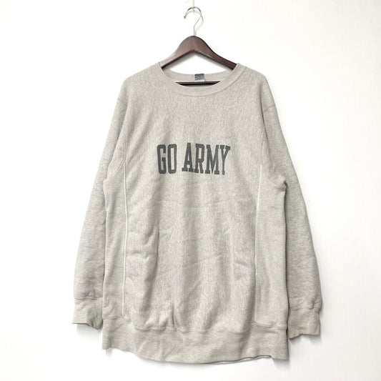 【中古品】【メンズ】 Buzz Rickson's バズリクソンズ REVERSE WEAVE型 リバースウィーブ GO ARMY ゴー アーミー SWEAT SHIRT スウェット シャツ トップス トレーナー 145-251011-ya-01-izu サイズ：XL カラー：グレー 万代Net店